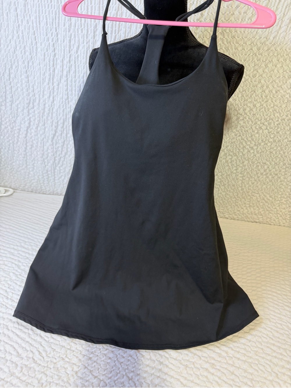 Zella Black Scoop Neck Active Tank Dress